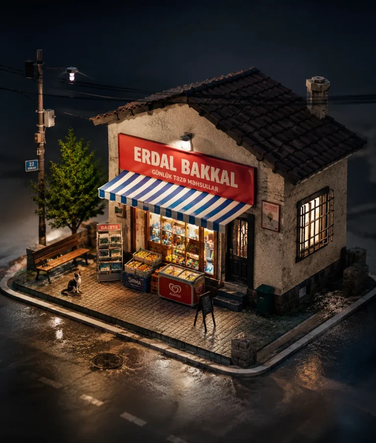 “Erdal Bakkal” 3D Model