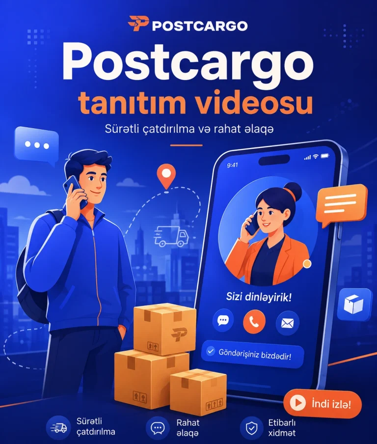 Postcargo tanıtım videosu