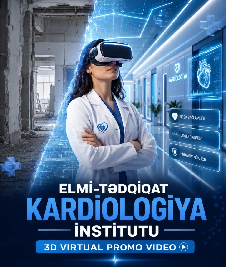 Elmi-Tədqiqat Kardiologiya İnstitutu | 3D Virtual Promo Video