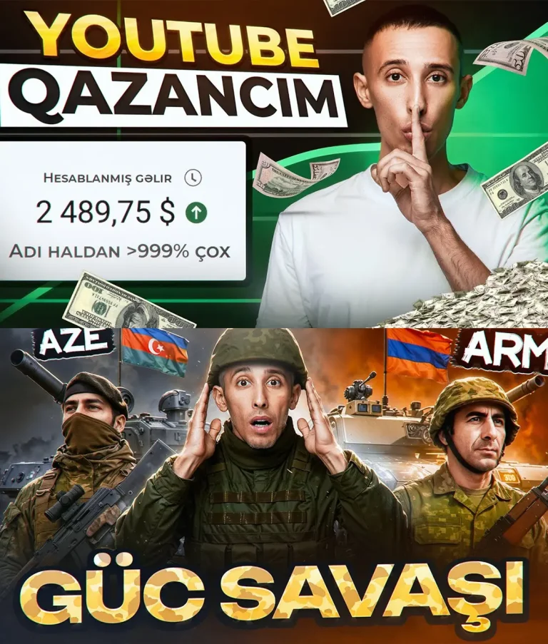 AZE VS ARM GÜC SAVAŞI!! ENERGIZER YouTube videosu