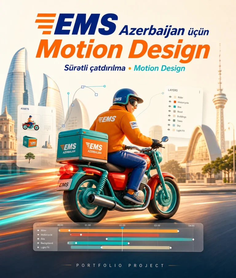 🚴‍♂️ EMS Azerbaijan üçün Motion Design