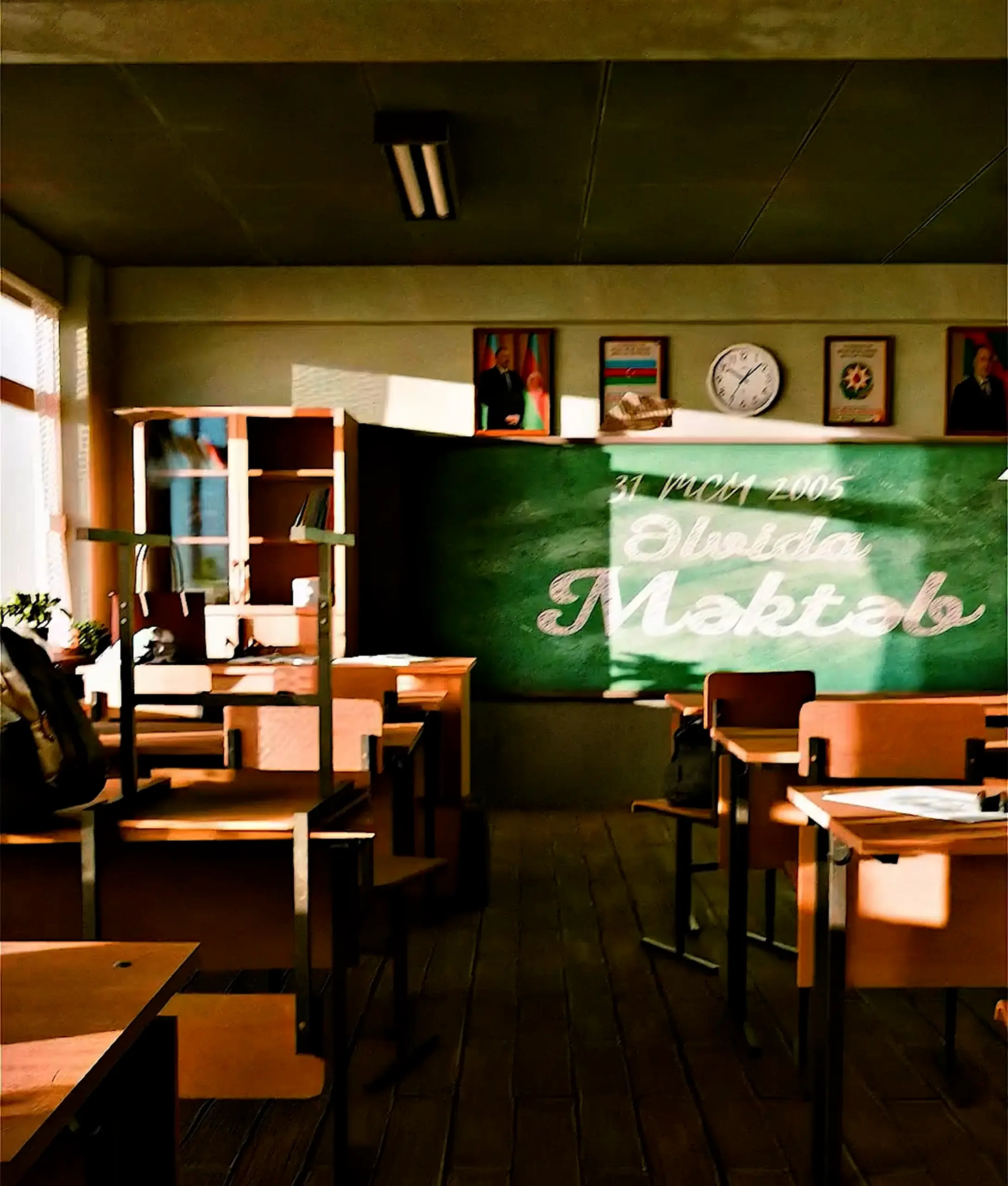 Retro Sinif Otağı – 3D Animasiya